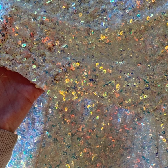 Liquid Crystal Sequins Wedding Gown Dress Tiffany Designs - Picture 11 of 14